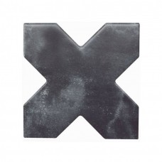 Керамогранит матовая Becolors Cross Navy 13x13 10мм  черный Cevica