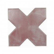 Керамогранит матовая Becolors Cross Coral 13x13 10мм  розовый Cevica