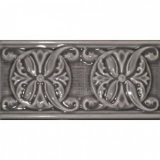 Бордюр глянцевая Plus Classic 10 Basalt 15x8 10мм  серый Cevica