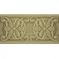 Бордюр глянцевая Plus Classic 10 Khaki 15x8 10мм  бежевый Cevica