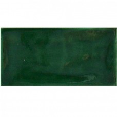 Керамическая плитка глянцевая Plus Esmeralda (Craquele) 15x8 10мм  зеленый Cevica