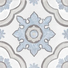 Декор матовая Adobe Basma Decor White Mate 20x20 10мм  серый Cifre Ceramica