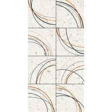 Декор матовая Cray ND_P0021 rope 60x30 9мм  белый Creto