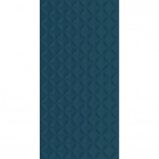 Керамическая плитка матовая Pastel NRL_P0022 Waffle Blue 60x30 8.5мм  синий Creto