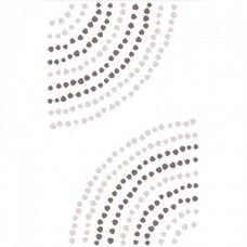 Вставка матовая Monica 04-01-1-09-05-01-2847-2 Wave 40x25 8мм  белый Creto