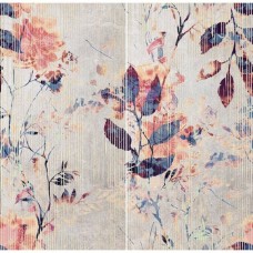 Панно матовая Unicorn Tears NB_P0053 Fiore (к-т 2 шт) 60x60 8.5мм  бежевый Creto