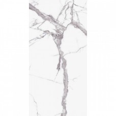 Керамогранит сатинированная Statuario Cara MPL-058635 Satin 160x80 9мм  серый Creto