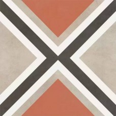 Керамогранит матовая Poly DB_014 Mix 20x20 8мм  многоцветный Creto