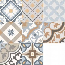 Керамогранит матовая Pamp NEW DB_036 7 20x20 8мм  голубой Creto