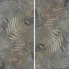 Керамогранит матовая Wallpapers 303525 Golden Fern (Mix 2) Rett 120x60 9.5мм  серый Dado Ceramica