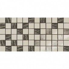 Декор глянцевая Alterego 301298 Mosaico Platino Tortora 40x20 8мм  бежевый Dado Ceramica