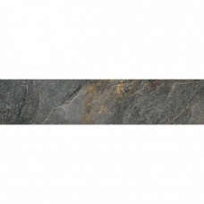 Керамогранит лаппатированная Santorini GP2090SNN25L Graphite Рельефный 90x20 7мм  серый Delacora