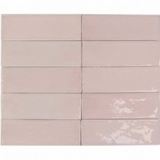 Керамическая плитка глянцевая Safi 122107 Pink 16x5 9мм  розовый Dna Tiles