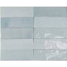 Керамическая плитка глянцевая Safi 122100 Aqua 16x5 9мм  бирюзовый Dna Tiles