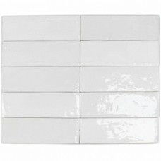 Керамическая плитка глянцевая Safi 122108 White 16x5 9мм белый Dna Tiles Керамическая плитка глянцевая Safi 122108 White 16x5 9мм белый Dna Tiles