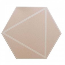 Керамогранит матовая Fancy 127022 Lines Pink 23x20 8.5мм розовый Dna Tiles Керамогранит матовая Fancy 127022 Lines Pink 23x20 8.5мм розовый Dna Tiles