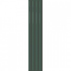 Керамическая плитка глянцевая Plinto Out Green Gloss 54x11 10мм  зеленый Dna Tiles