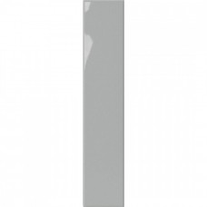 Керамическая плитка глянцевая Plinto Grey Gloss 54x11 10мм  серый Dna Tiles
