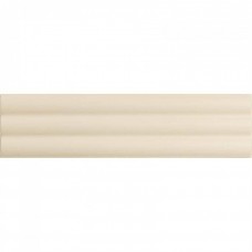 Керамическая плитка глянцевая Match Curved Chalk Gloss 25x6 8.5мм  желтый Dna Tiles