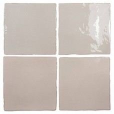 Керамическая плитка глянцевая Flash Bars 124414 Lead Glossy 13x13 8мм  бежевый Dna Tiles