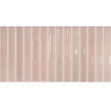 Керамическая плитка глянцевая Flash Bars 133472 Blush 25x13 10.5мм  розовый Dna Tiles