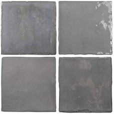 Керамическая плитка глянцевая Flash Bars 124410 Cool Grey Glossy 13x13 8мм  серый Dna Tiles