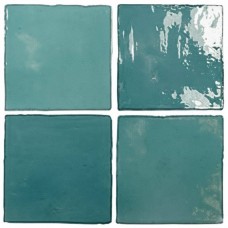 Керамическая плитка глянцевая Flash Bars 124419 Turques Glossy 13x13 8мм  синий Dna Tiles