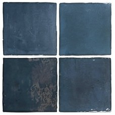 Керамическая плитка глянцевая Flash Bars 124416 Cobalt Glossy 13x13 8мм  синий Dna Tiles