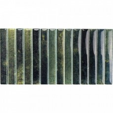 Керамогранит глянцевая Kit-Kat 188861 Mosiac Grass Glossy 23x12 8мм  многоцветный Dune