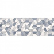 Керамическая плитка глянцевая Rodas Dc. Hex Cold 100x33 7мм  серый Ecoceramic