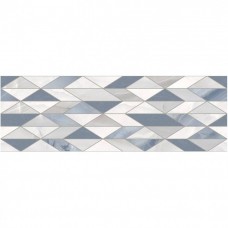 Керамическая плитка глянцевая Rodas Diamond Cold 100x33 7мм  серый Ecoceramic