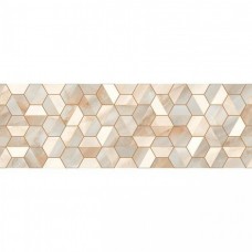Керамическая плитка глянцевая Rodas Dc. Hex Warm 100x33 7мм  бежевый Ecoceramic
